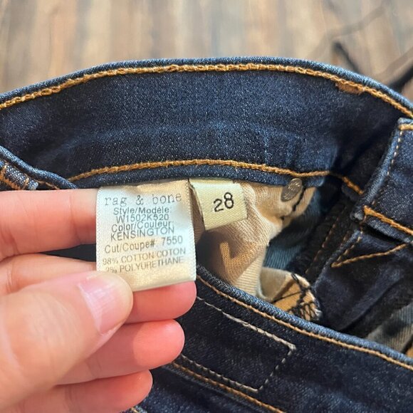 Rag & Bone dark wash Skinny jeans - Picture 6 of 6